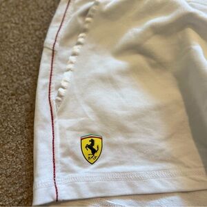 Women’s white sweatshirts, large official Ferrari license product brand puma